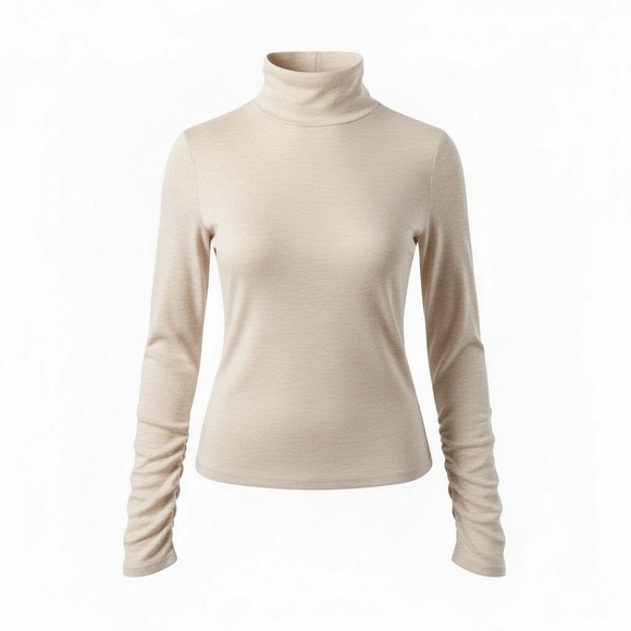 Banana Republic Tops - Banana Republic Oatmeal Scrunch Turtleneck